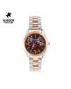 นาฬิกาข้อมือ US MASTERS POLO CLUB USM-EC03-SRG-BR NEW YORK BALLOON DATE 36 MM,SILVER ROSEGOLD / BROWN