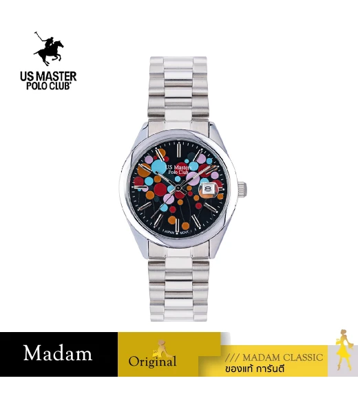 นาฬิกาข้อมือ US MASTERS POLO CLUB USM-EC03-BK NEW YORK BALLOON DATE 36 MM,BLACK