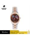 นาฬิกาข้อมือ US MASTERS POLO CLUB USM-EC03-SRG-BR NEW YORK BALLOON DATE 36 MM,SILVER ROSEGOLD / BROWN