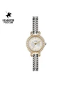 นาฬิกาข้อมือ US MASTERS POLO CLUB USM-DH05-SGD-WE FIRST LADY PRINCESS DIAMOND 30 MM,SILVER GOLD / WHITE