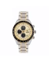 นาฬิกา ALTO ALT-ED04-SGD-GD TRACKELITE CHRONO DATE 46.5 MM,SILVER GOLD / GOLD	