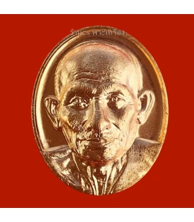 เหรียญเม็ดแตง หลวงปู่ศุข วัดปากคลองมะขามเฒ่า รุ่น100ปีมรณกาล เนื้อทองแดง [AE01AC01]