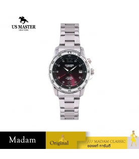 นาฬิกา US MASTER NEW YORK USM-EC08B-BK-DPK TITAN LADY EC08B 35 MM,BLACK / DARK PINK	