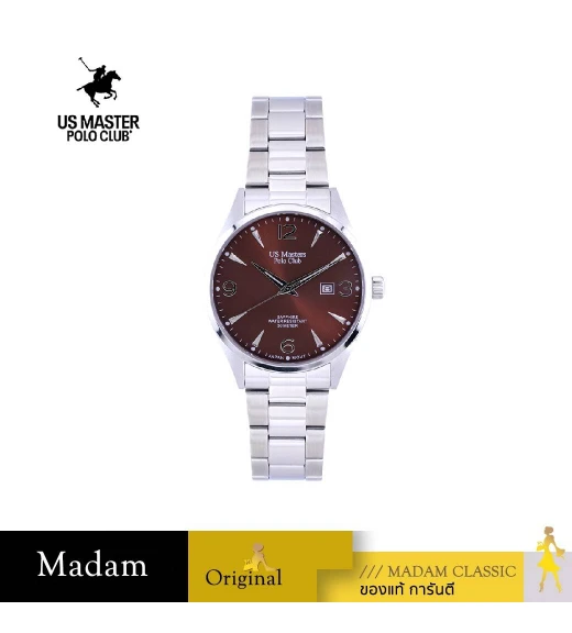 นาฬิกา US MASTER NEW YORK  USM-ED12-BR ABRAHAM ED12 40 MM,BROWN	