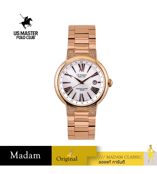 นาฬิกา US MASTER NEW YORK USM-EC19R-RG-WE  DIANA EC19R 38 MM,ROSEGOLD / WHITE