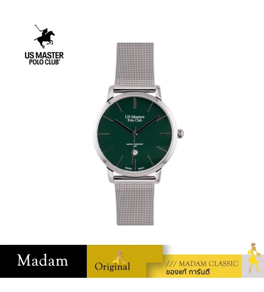 นาฬิกา US MASTER NEW YORK USM-ED06-GN ABRAHAM ED06 42 MM,GREEN	