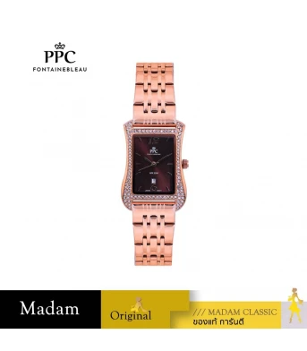 นาฬิกา PPC FONTAINEBLEAU PPC-ED02-RG-BR DORÉE ED02 27.5 MM,ROSEGOLD / BROWN	