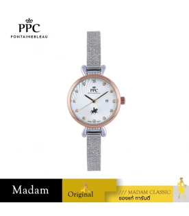 นาฬิกา PPC FONTAINEBLEAU PPC-EE10-RWE CANNES EE10 29 MM,ROSEGOLD / WHITE	