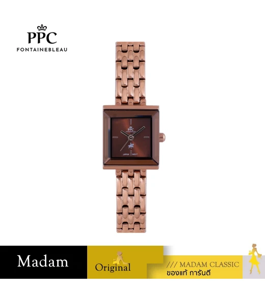 นาฬิกา PPC FONTAINEBLEAU PPC-EE07-RG-BR DORÉE EE07 20.5 MM,ROSEGOLD / BROWN	