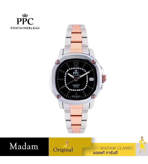 นาฬิกา PPC FONTAINEBLEAU PPC-EG09-SRG-BK CHARLES EG09 35 MM,SILVER ROSEGOLD / BLACK	