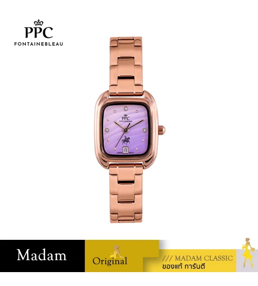 "นาฬิกา PPC FONTAINEBLEAU  PPC-ED08-RG-LIC  DORÉE ED08 23 MM,ROSEGOLD / LILAC"	