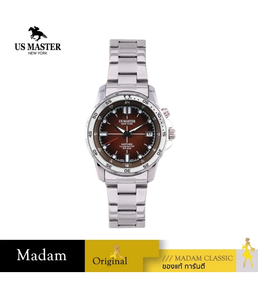 นาฬิกา US MASTER NEW YORK USM-EC08A-BR TITAN LADY EC08A 35 MM,BROWN	