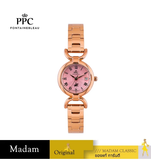 นาฬิกา PPC FONTAINEBLEAU PPC-EE08-RG-PK LER BRETON EE08 26 MM,ROSEGOLD / PINK นาฬิกา PPC FONTAINEBLEAU PPC-EE08-RG-PK LER BRETON EE08 26 MM,ROSEGOLD / PINK