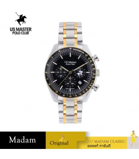 นาฬิกา US MASTER USM-DC10S-SGD-BK GT HYPER SPEED 42 MM,SILVER GOLD / BLACK	
