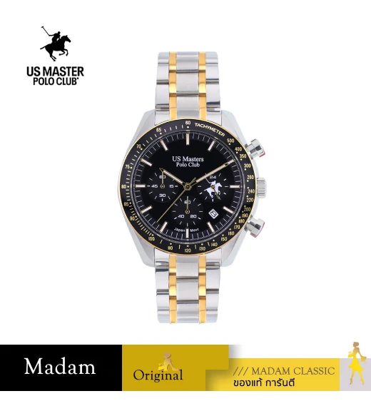 นาฬิกา US MASTER USM-DC10S-SGD-BK GT HYPER SPEED 42 MM,SILVER GOLD / BLACK	