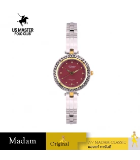 นาฬิกา US MASTER NEW YORK USM-EF07-BGD FRIST LADY EF07 33 MM,BURGUNDY	