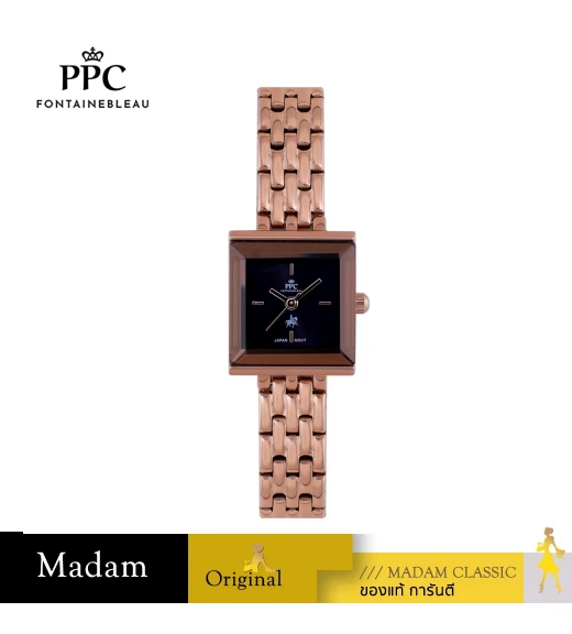 นาฬิกา PPC FONTAINEBLEAU PPC-EE07-RG-BK DORÉE EE07 20.5 MM,ROSEGOLD / BLACK	