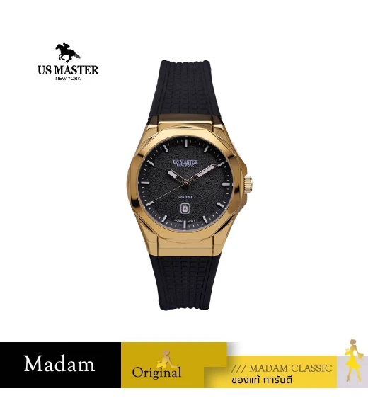 นาฬิกา US MASTER NEW YORK USM-EG06-BK-GBK ABRAHAM EG06 44 MM,BLACK / GOLD BLACK	