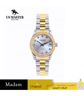 นาฬิกา US MASTER NEW YORK USM-EG07-SGD-WE DIANA EG07 31 MM,SILVER GOLD / WHITE	