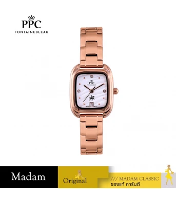 นาฬิกา PPC FONTAINEBLEAU PPC-ED08-RG-WE DORÉE ED08 23 MM,ROSEGOLD / WHITE	