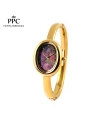 นาฬิกา PPC FONTAINEBLEAU  PPC-EE11-GD-BK OVALE EE11 22 MM,GOLD / BLACK	