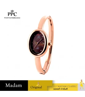นาฬิกา PPC FONTAINEBLEAU PPC-EE11-RG-BR OVALE EE11 22 MM,ROSEGOLD / BROWN	