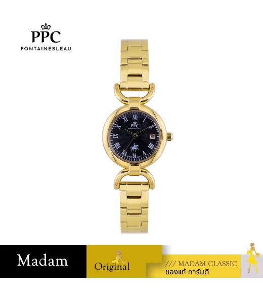 นาฬิกา PPC FONTAINEBLEAU PPC-EE08-GD-BK LER BRETON EE08 26 MM,GOLD / BLACK	