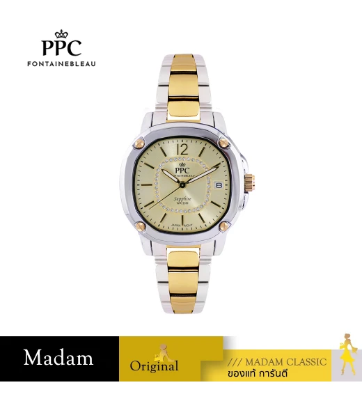 นาฬิกา PPC FONTAINEBLEAU PPC-EG09-SGD-GD CHARLES EG09 35 MM,SILVER GOLD / GOLD นาฬิกา PPC FONTAINEBLEAU PPC-EG09-SGD-GD CHARLES EG09 35 MM,SILVER GOLD / GOLD