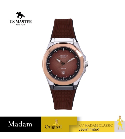 นาฬิกา US MASTER NEW YORK USM-EG06-BR-BR ABRAHAM EG06 44 MM,BROWN / BROWN	