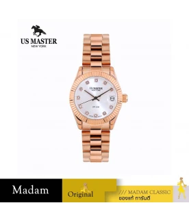 นาฬิกา US MASTER NEW YORK USM-EG08-RG-WE FIRST LADY EG08 31 MM,ROSEGOLD / WHITE	