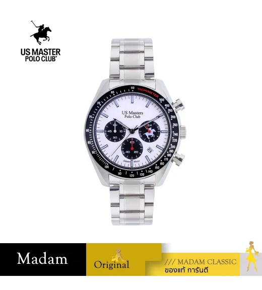นาฬิกา US MASTER USM-DC10S-WEB GT HYPER SPEED 42 MM,WHITE / BLACK	