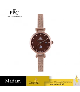 นาฬิกา PPC FONTAINEBLEAU PPC-EE10-RG-BR CANNES EE10 29 MM,ROSEGOLD / BROWN	