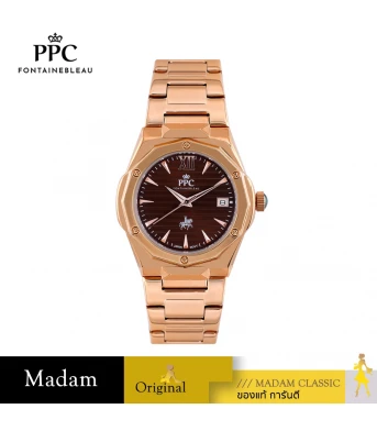 นาฬิกา PPC FONTAINEBLEAU PPC-EE13-RG-BR JOAN EE13 33.5 MM,ROSEGOLD / BROWN	