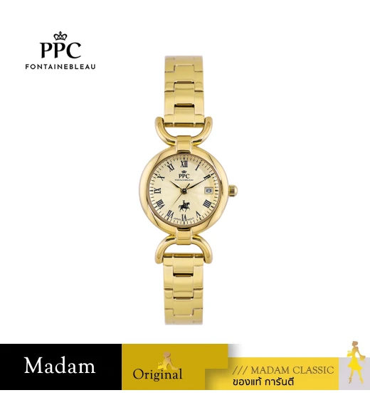 นาฬิกา PPC FONTAINEBLEAU PPC-EE08-GD LER BRETON EE08 26 MM,GOLD	