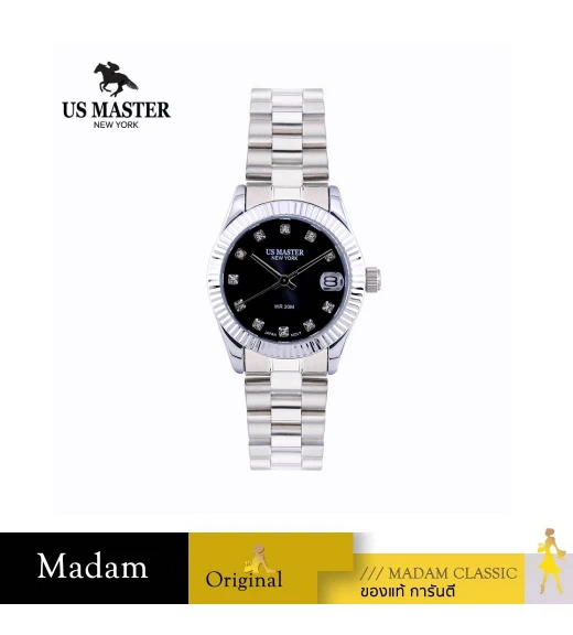 นาฬิกา US MASTER NEW YORK USM-EG08-BK FIRST LADY EG08 31 MM,BLACK	