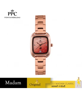 นาฬิกา PPC FONTAINEBLEAU PPC-ED08-RG-RBR DORÉE ED08 23 MM,ROSEGOLD / ROSEGOLD BROWN	
