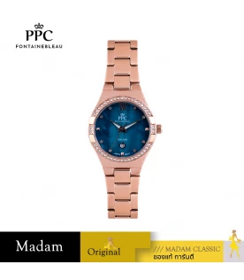 นาฬิกา PPC FONTAINEBLEAU PPC-EF09-RG-BU ÉTOILE EF09 22 MM,ROSEGOLD / BLUE	