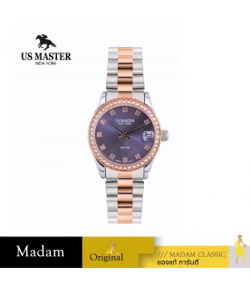 นาฬิกา US MASTER NEW YORK USM-EG07-SRG-VLT DIANA EG07 31 MM,SILVER ROSEGOLD / VIOLET	