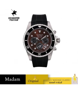 นาฬิกา US MASTER NEW YORK USM-ED13-BK-BR AQUAKING ED13 44 MM,BLACK / BROWN	