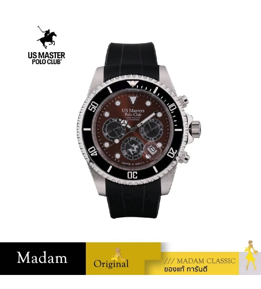 นาฬิกา US MASTER NEW YORK USM-ED13-BK-BR AQUAKING ED13 44 MM,BLACK / BROWN	