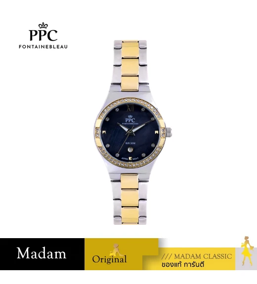 นาฬิกา PPC FONTAINEBLEAU PPC-EF09-SGD-BK ÉTOILE EF09 22 MM,SILVER GOLD / BLACK นาฬิกา PPC FONTAINEBLEAU PPC-EF09-SGD-BK ÉTOILE EF09 22 MM,SILVER GOLD / BLACK