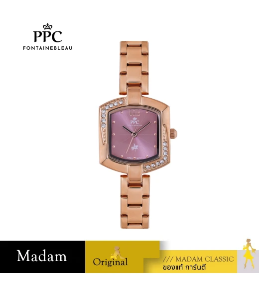นาฬิกา PPC FONTAINEBLEAU PPC-EE12-RG-PK DORÉE EE12 22 MM,ROSEGOLD / PINK	