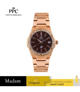 นาฬิกา PPC FONTAINEBLEAU PPC-EE14-RG-BR JOAN EE14 35.5 MM,ROSEGOLD / BROWN	