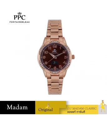 นาฬิกา PPC FONTAINEBLEAU PPC-EE09-RG-BR ÉTOILE EE09 33 MM,ROSEGOLD / BROWN	