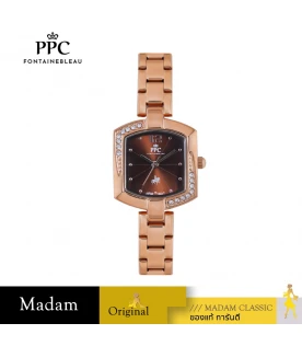 นาฬิกา PPC FONTAINEBLEAU PPC-EE12-RG-BR DORÉE EE12 22 MM,ROSEGOLD / BROWN	