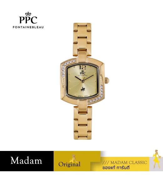 นาฬิกา PPC FONTAINEBLEAU PPC-EE12-GD DORÉE EE12 22 MM,GOLD	