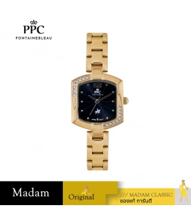 นาฬิกา PPC FONTAINEBLEAU PPC-EE12-GD-BK DORÉE EE12 22 MM,GOLD / BLACK	