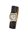 นาฬิกาข้อมือผู้หญิง FOSSIL MODEL  ES5404,27MM.,LEATHER STRAP,BLACK/GOLD 			