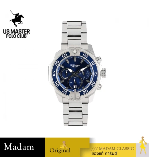 นาฬิกา US MASTERS POLO CLUB  USM-DH08-BU TITAN SPORTY CHRONO 47mm,BLUE	