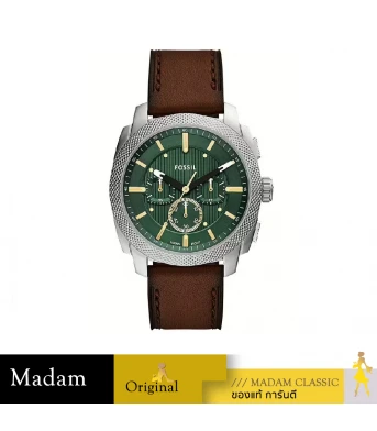 นาฬิกาข้อมือ FOSSIL FS6100,44MM.,LEATHER STRAP,GREEN		